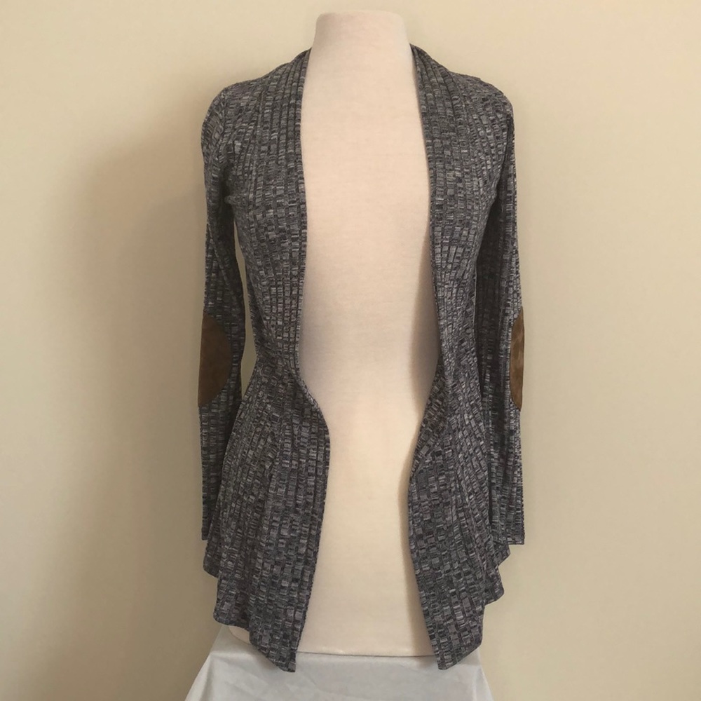 Boutique Navy and White Cardigan